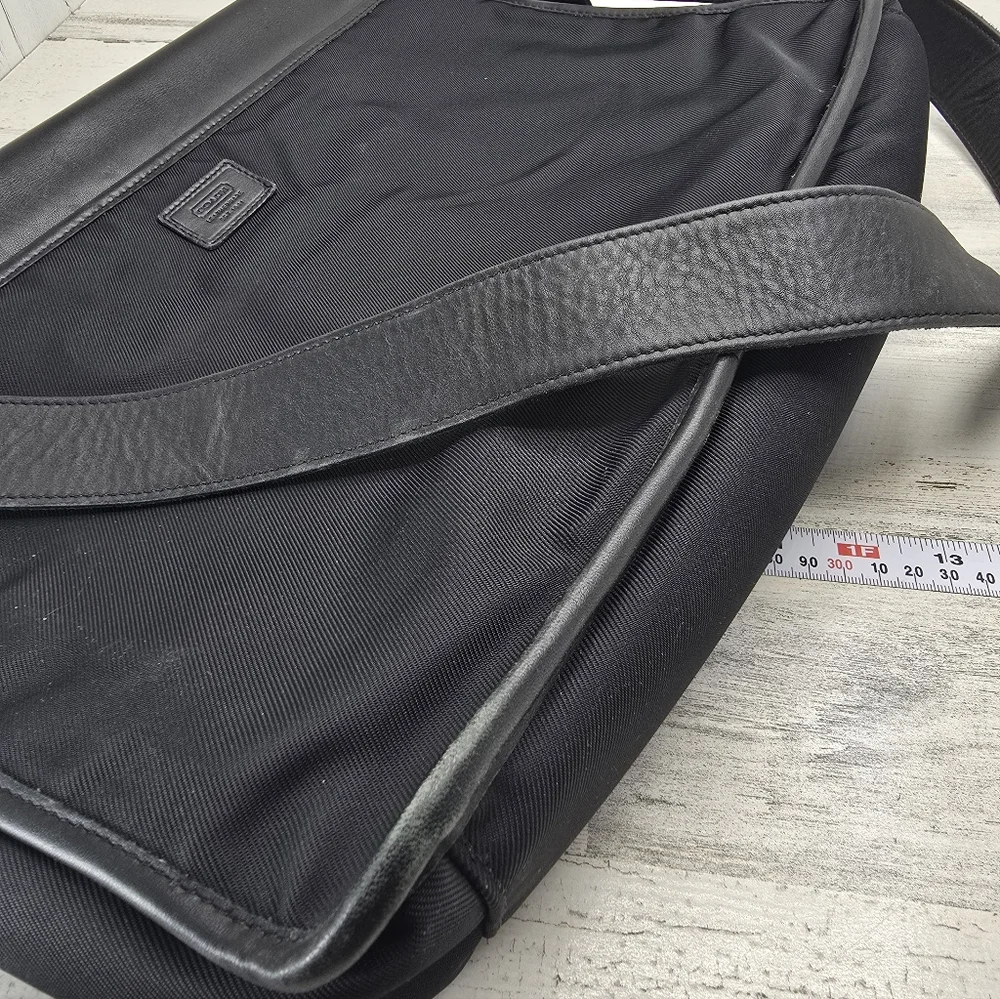 Coach Black Laptop Messenger Bag